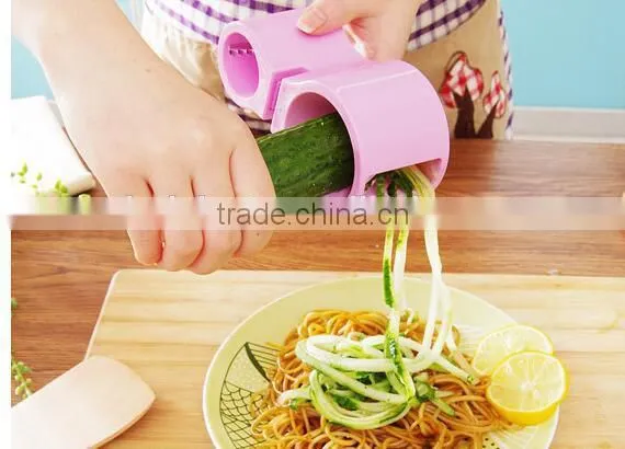 CY101 Multi-purpose Vegetable Spiral Cutter Sharpener Knife Grater Shredded Slicer Kitchen Accessories photo-2