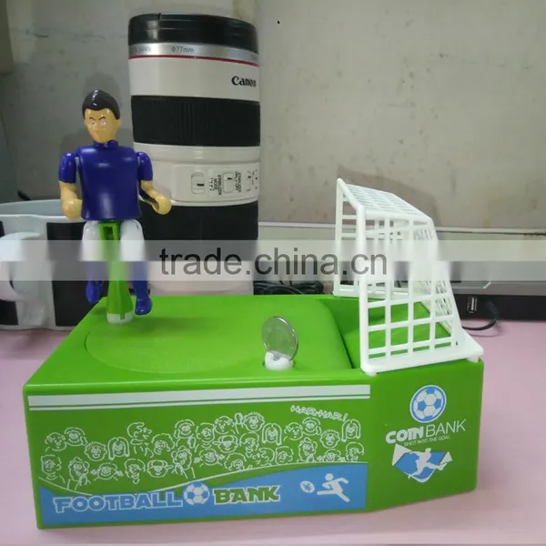 2017 Creative Electric Footbal Gate Shoot Coin Bank, Fancy Children Gift Money Bank For Wholesale photo-2