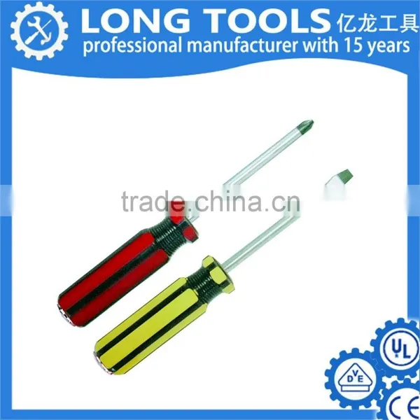 Hot Sale Plastic Handle Carbon Steel Mini Slotted Screwdriver photo-2