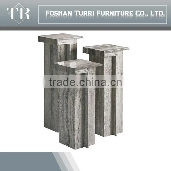 Hot Sale Modern White Travertine Marble Stone Garden Pergola photo-3