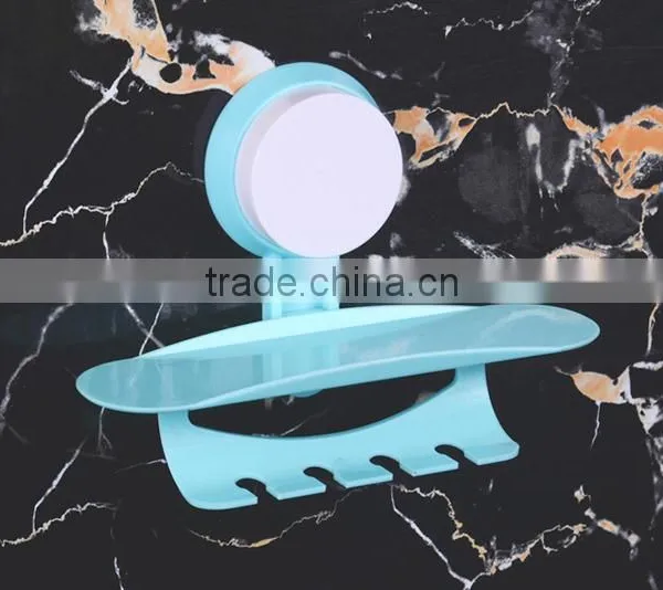 Vacuum Suction Cup Bathroom Plastic Toothpaste and Toothbrush Holder photo-3