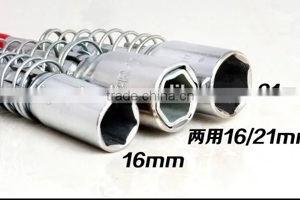 Spark Plug Wrench Tire Repair Tools Cross Universal Tool Socket Wrench 16mm & 21mm photo-4