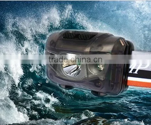 3w Cob Waterproof Ip65 Led Head Lamp With Warning Function photo-3