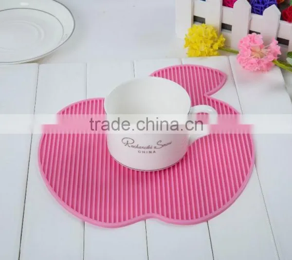 Apple Silicone Mat /place Mat/hot Pad photo-3