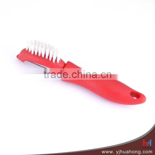 Multifunction Plastic Fruit&Vegetable Peeler,Zester With Brush photo-2