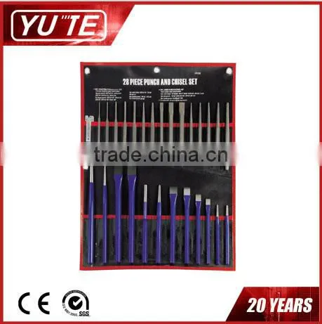 28pcs 45# Punch & Chisel Set /stone chisel