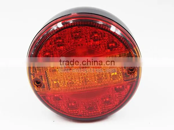 HAMBURGER ROUND LED REAR TAIL LIGHT COMBINATION photo-2