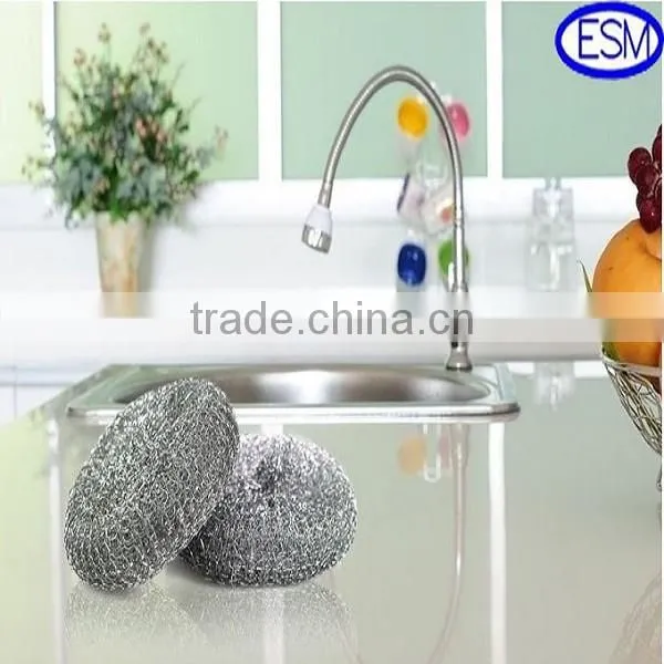 Ss410/GI Stainless Steel Spiral Scourer,kitchen Scrubber photo-4