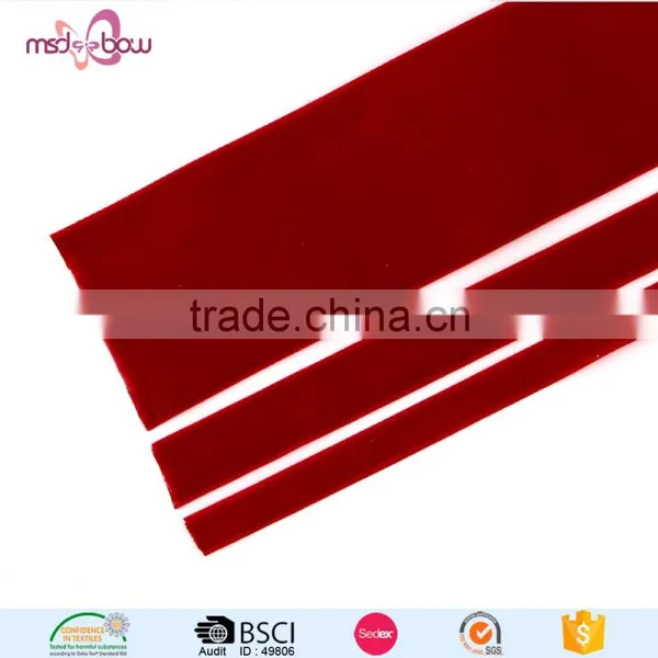 Promotion Christmas Decorative Red Velvet Ribbon photo-2