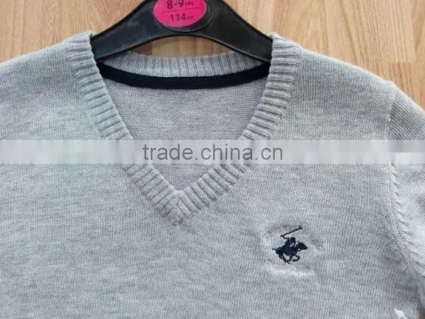 (KD0443) Boys V-neck Sweaters photo-3