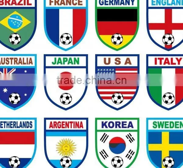 2016 Sports Football Logo New Design Heat Transfer Printing for Garment photo-3