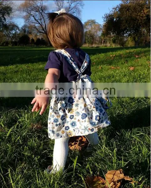 New Designs 0-6 Years Baby Summer Frocks Designs Baby Girl Stripes Cotton Dress photo-6