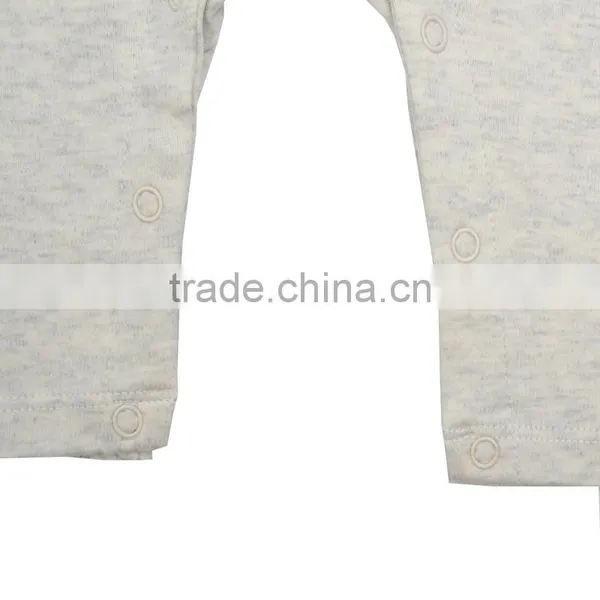 High Quality 100% Cotton Interlock Custom Baby Knit Romper photo-6