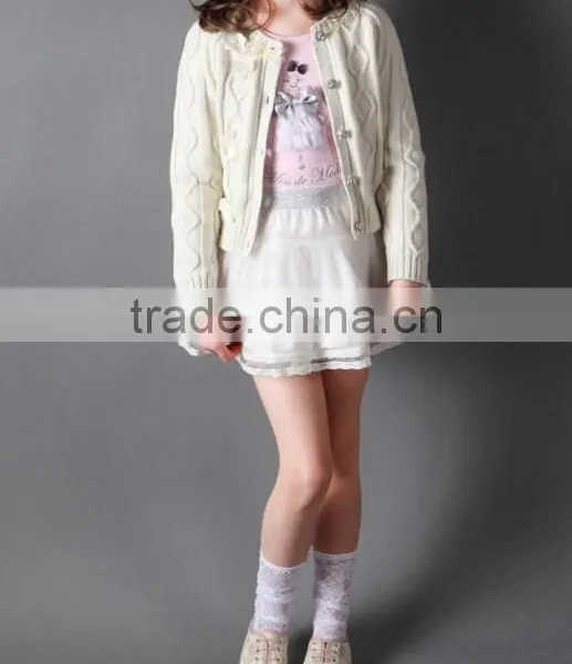 2014 Girls Latest Sweaters Winter Children's Clothing photo-3