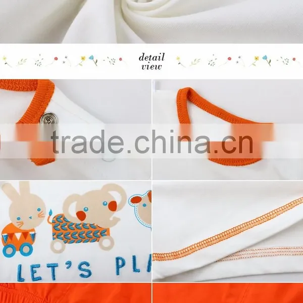 Baby Boy Clothes Cute Baby Boy Short-sleeved Cotton Suits photo-4