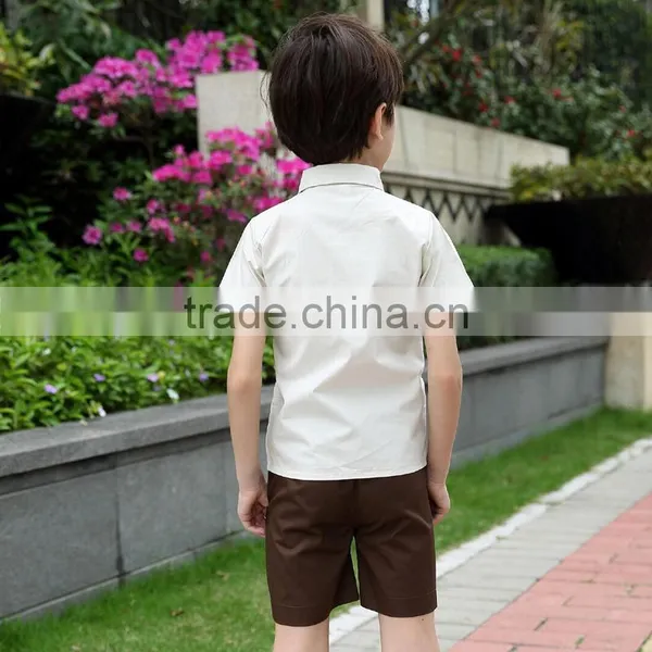 Juqian Classic Fashion Stylish Short Sleeves Summer Primary Kids School Wear Whosale With Picture photo-4