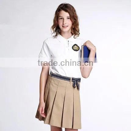 Juqian 2016 Custom High Class Polo School Wear Wholesale Unisex Latest Designs Primary School Uniform photo-4