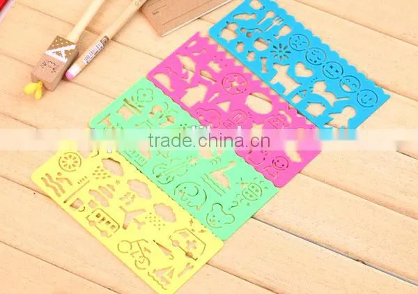 Plastic DIY Stencil Drawing Template for Scrapbooking,Planner,diary,set of 4 PCS photo-2