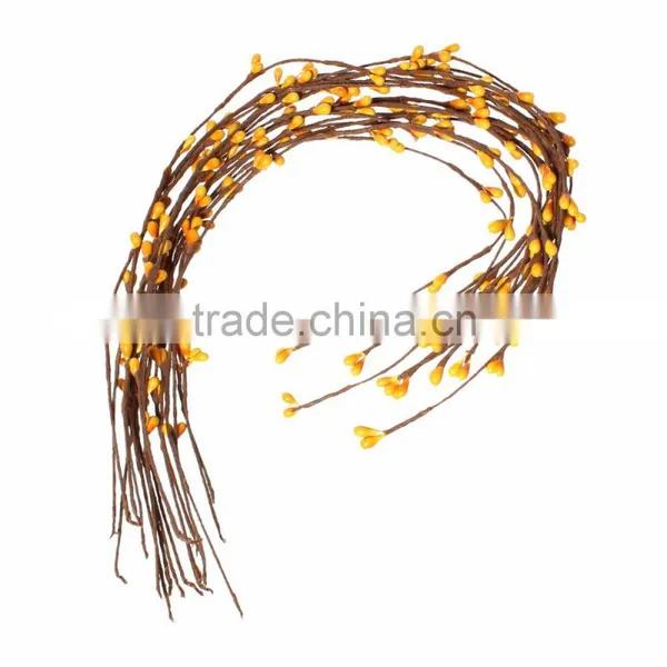 Gypsum Artificial Flower Stamen Pip Berry Stems Pink Artificial Flowers photo-2