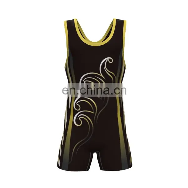 Men Wrestling Singlet,low Cut Custom Wrestling Singlet photo-2