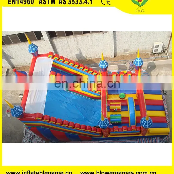 Newest Funny Clown Inflatable Castle Dry Slide for Kids and Adults photo-4