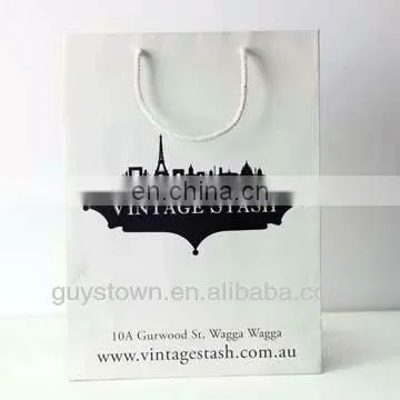 Custom Fashion Design Printed Art Paper Shopping Bag for Promotion photo-5