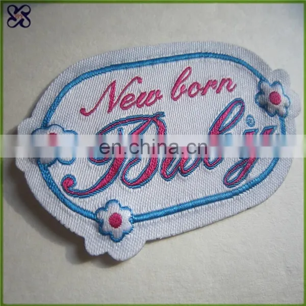 White and Red Rose Badge/letter Patches for Clothing photo-3