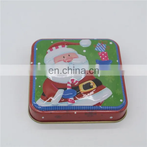 Christmas Festival Small Gift Candy Storage Metal Tin Cans Factory photo-4