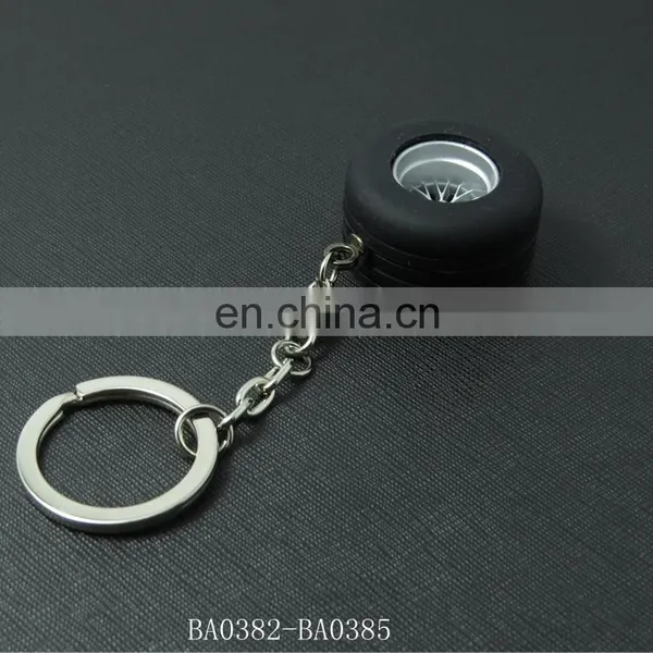 Tyre Shape Zinc Alloy Keychian With Customized Logo photo-2