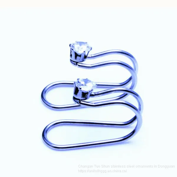 Amazon Hot Diamond Ear Clip Without Pierced Ears Can Also Wear Foreign Trade Earrings Wholesale Manufacturers. photo-2