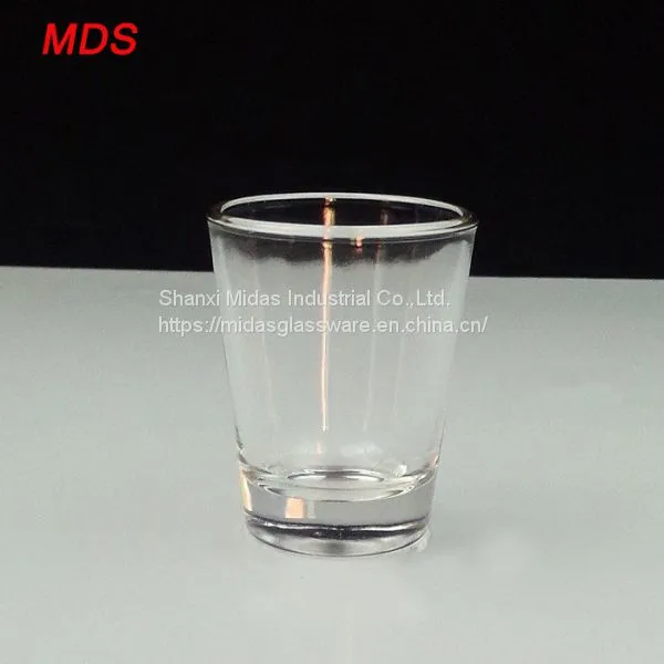 Glassware Wholesale Advertising Flat Machine-pressed Shot Glass