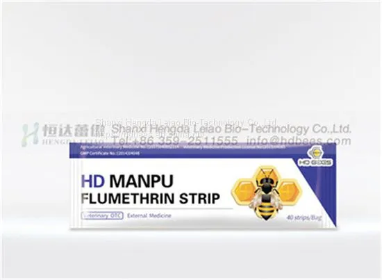 HD Flumethrin Manpu (40 Strips),Fluvalinate Manpu
