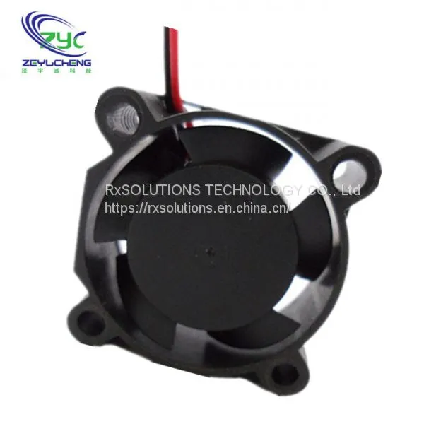 25x25x10mm DC 12V 0.09A Double Ball Bearing Miniature Device Hard Fan photo-5