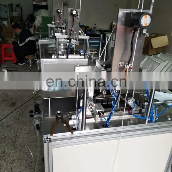 High Efficiency Semi Automatic Ultrasonic Disposable Face Mask Ear Loop Double Head Spot Welding Machine photo-5