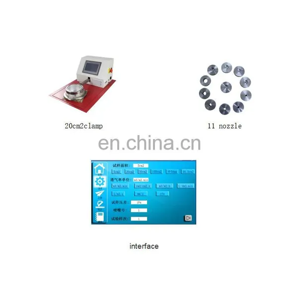 Liyi Fully Automatic Masks Fabric Air Permeability Tester photo-3