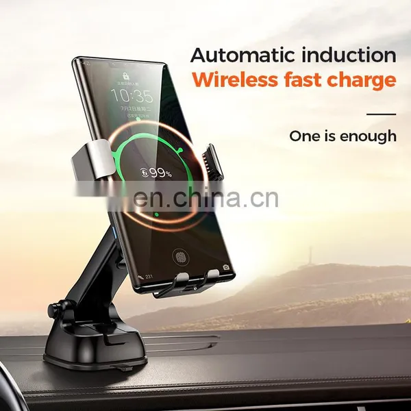 Joyroom Good Quality Gravity Holder Wireless Fast Charging Car Holder With Dashboard & Air Vent photo-3