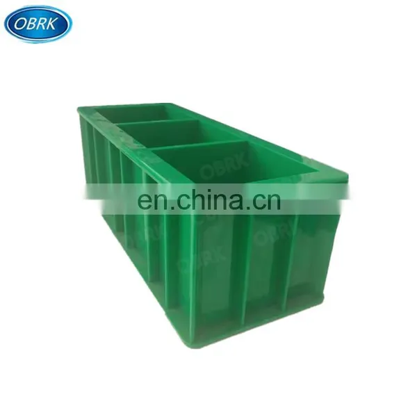 High Quality 100mmCube Green Plastic Mold Concrete Test Mould photo-7