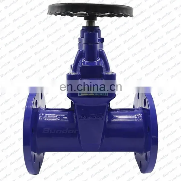 Bundor DN50-1200 GGG50 Resilient Seat 12 Inch Sluice 200mm Gate Valve Price Dierct Buried Gate Valve photo-2