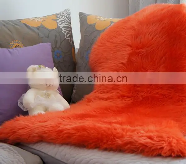 Natural White Sheep Fur Rug photo-2
