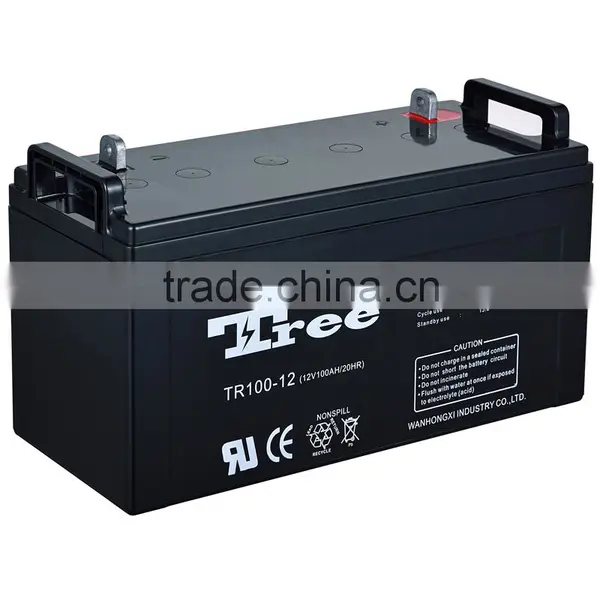 Great Power Battery Agm Battery 12v 100ah Battery 12v