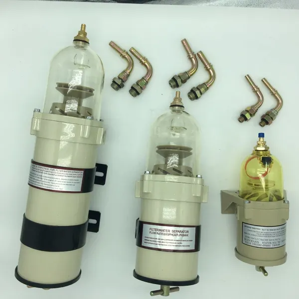 Double Diesel Filter Oil-water Separation Filter for Large Flow Tanker Truck 1000FG Separator Assembly. photo-5