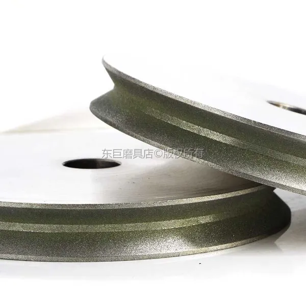 V Groove Grinding Wheels or Glass Edging Beveling Machine Pencil Edge Abrasive Wheel Arc Shape Medium Grit photo-5
