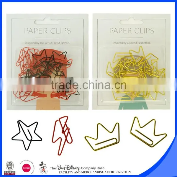 2016 New Products Colorful Customzied Paper Clip Crowns Shape Supplier's Choice photo-2
