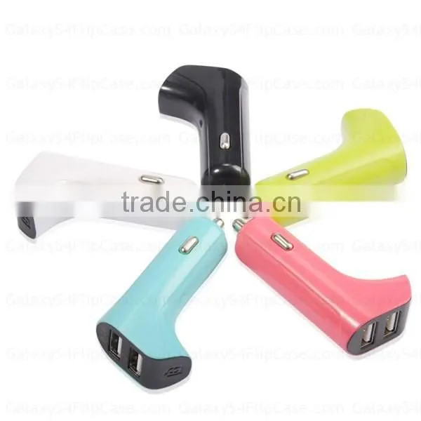 Colorful Portable and Automatic Gun Design 12v-24v Dual Port Car Charger Selling in photo-6
