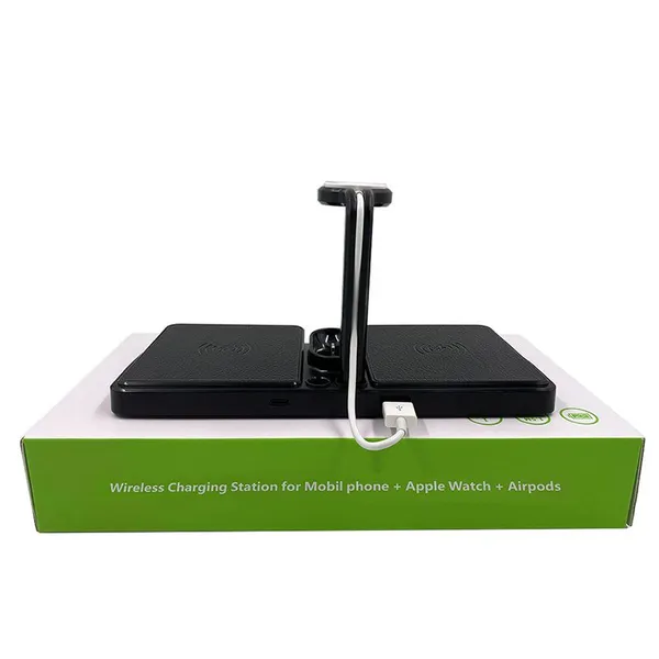 4 in 1 For IPhone Apple Watch Airpods Pen Tablet Stand Fast Wireless Charging Dock Station Wireless Charger photo-5
