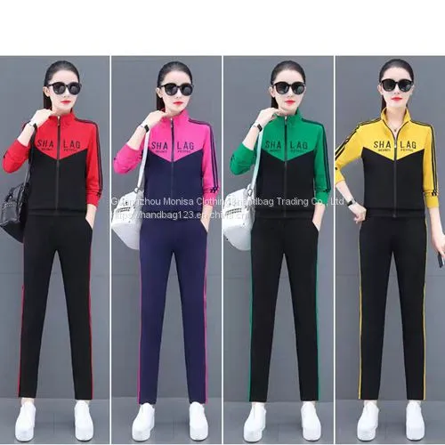 Autumn Fashion Sweater Two-Piece Women's Spring And Autumn Sportswear Suit