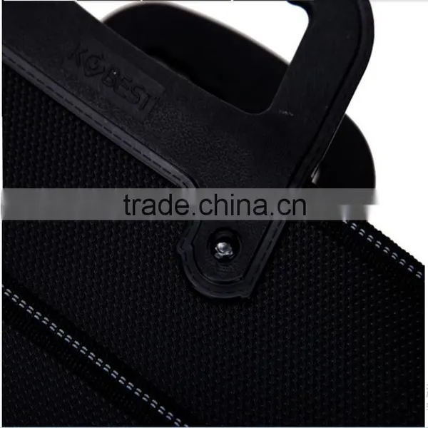 Leather Zipper Briefcase With Handle photo-4