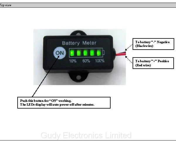 6V-48V Lead Acid Battery Indicator photo-4