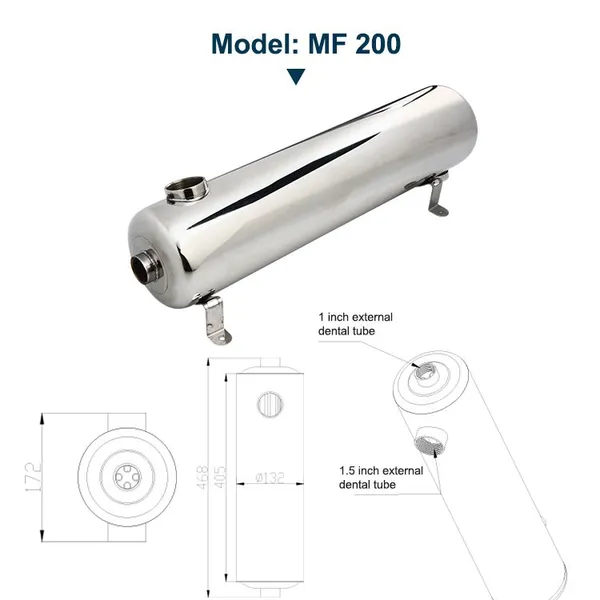 Factory Supply Energy Conversion Swimming Pool Tubular Heat Exchanger Stainless Steel Portable Water Medium Heating photo-4