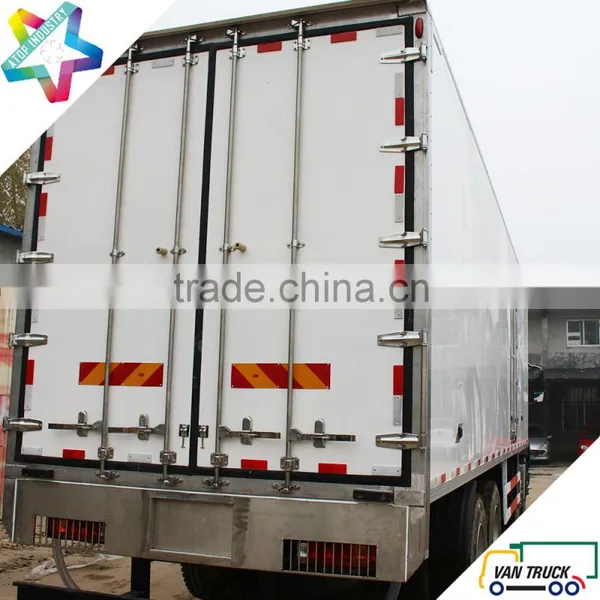 Heavy Duty 9.6m Refrigerator Truck Body 31T Sino-Truck T5G 340Hp Chassis Reefer Truck photo-3